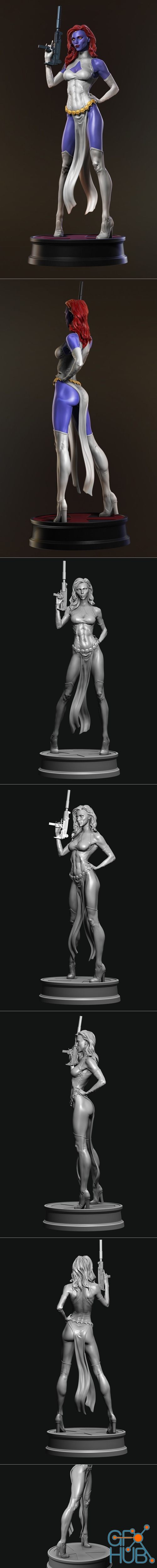 X-Men Mistique – 3D Print