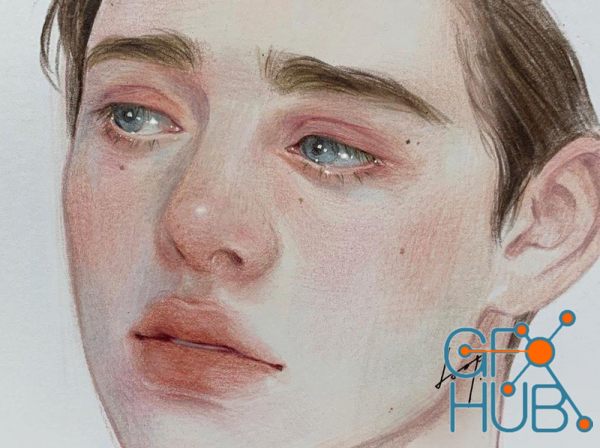 Soft and Sensual Colors That Fill the Page: Doop’s Colored Portraits