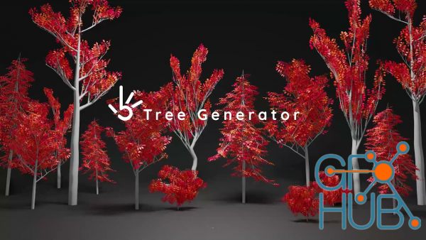 Tree Generator Setup (with wind) for Geometrynodes Fields for Blender 3.0