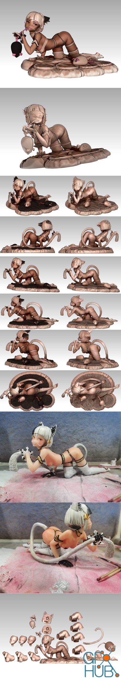 Nia cat girl – 3D Print