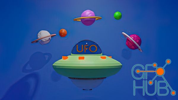 Design Profitable 3d Ufo Nft For Metaverse And Nft Markets