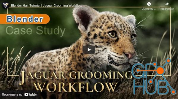 Jaguar Grooming Workflow | Blender Case Study