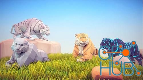 Unreal Engine – Poly Art Tiger