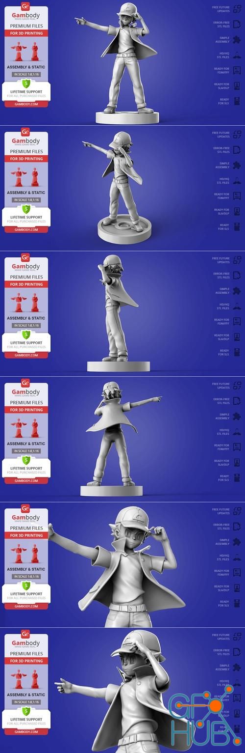 Ash Ketchum – 3D Print