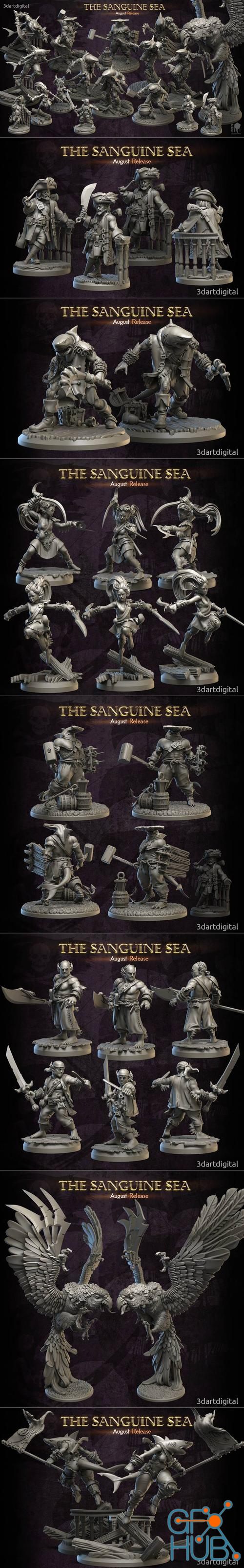 The Sanguine Sea - August Release – 3D Print