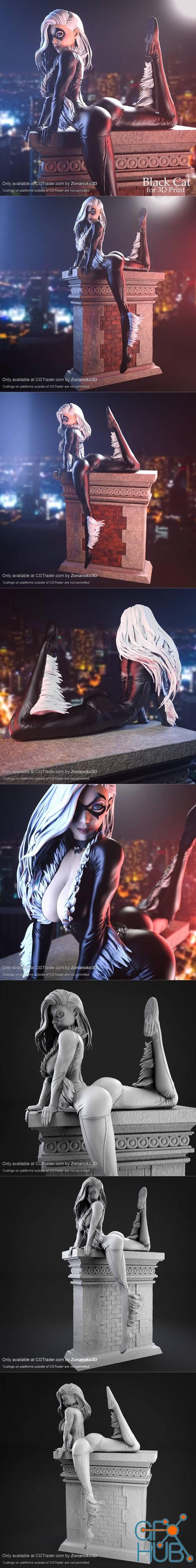 Black Cat Fan Art – 3D Print
