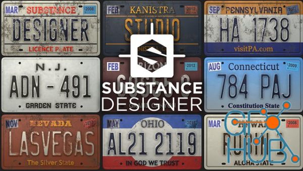 Licence Plate Substance Material