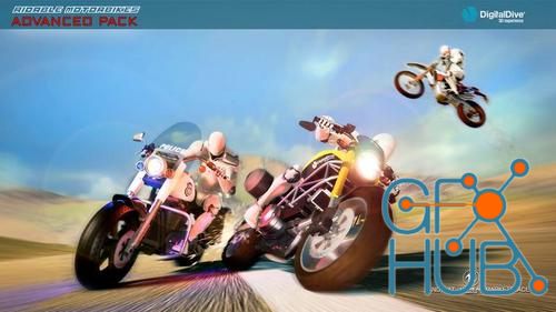 Unreal Engine – Ridable MotorBikes: Multiplayer Advanced Pack - 3 Bikes - damage & animations