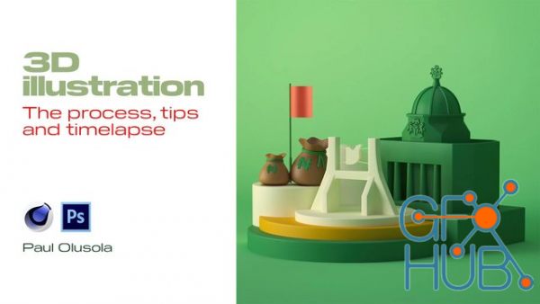 Graphics Design: 3D Illustration Tips, Process and Timelapse