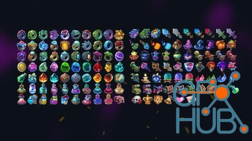 Unreal Engine – Stylized Magic Icons Pack