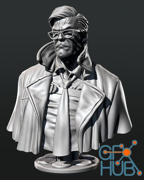 Commisioner Gordon Bust – 3D Print