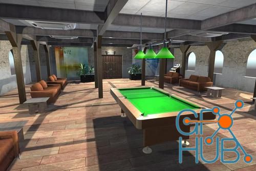 Unity Asset Store – Indoor Sports - Mixed Room Pack