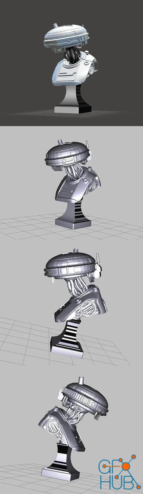 L3-37 INSPIRITED BUST VERSION – 3D Print