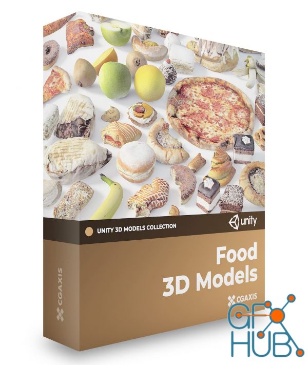 CGAxis – Food 3D Models for Unity Collection