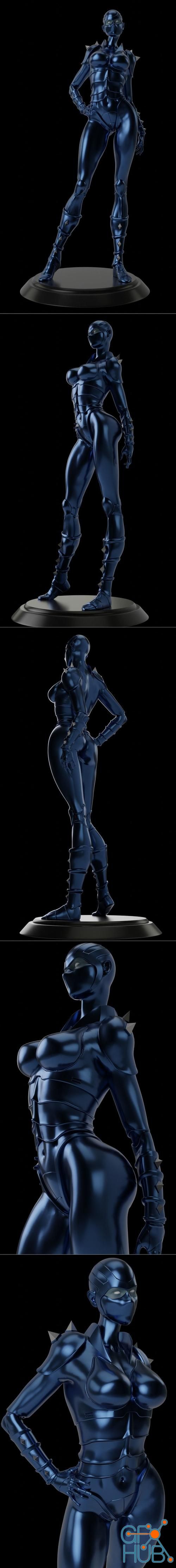 Lady Armaroid – 3D Print