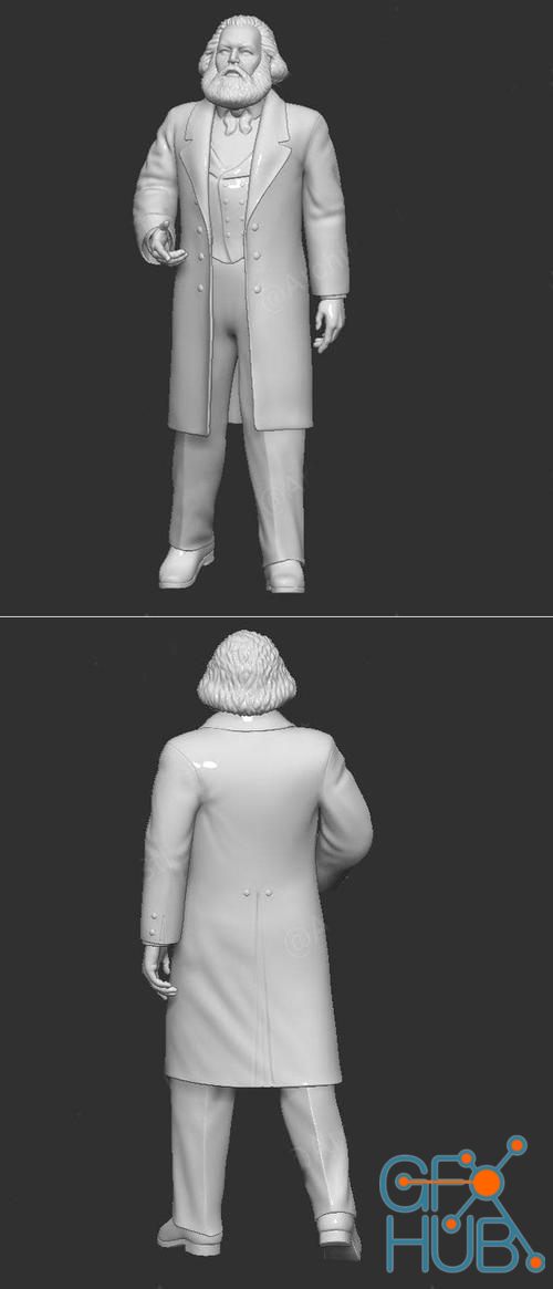 Karl Marx – 3D Print