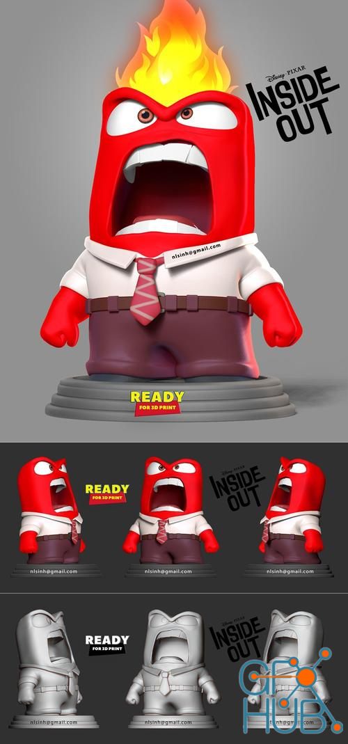 Anger – 3D Print