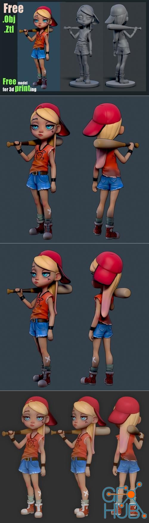 B-girl – 3D Print