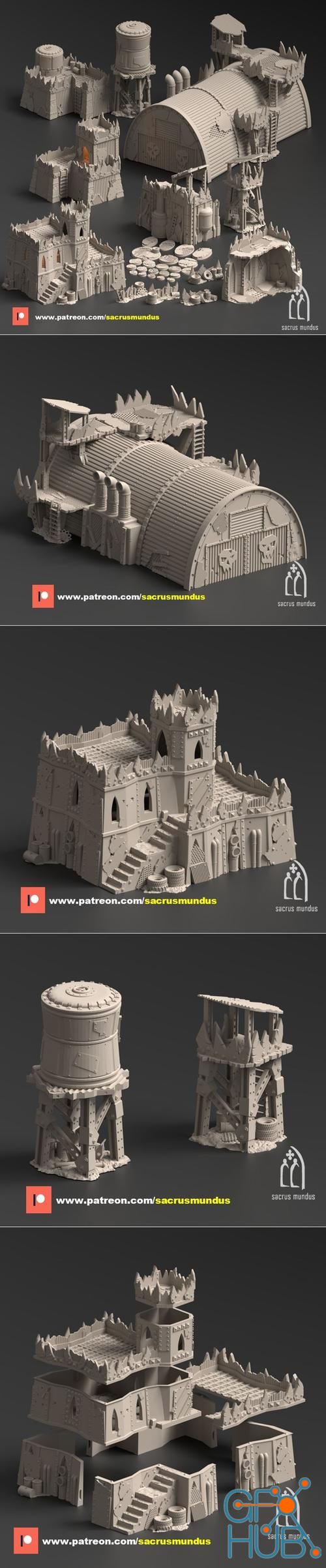 Warpzel-1A Orc Settlement – 3D Print