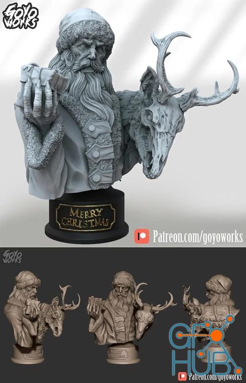 Santa and Rudolph – 3D Print