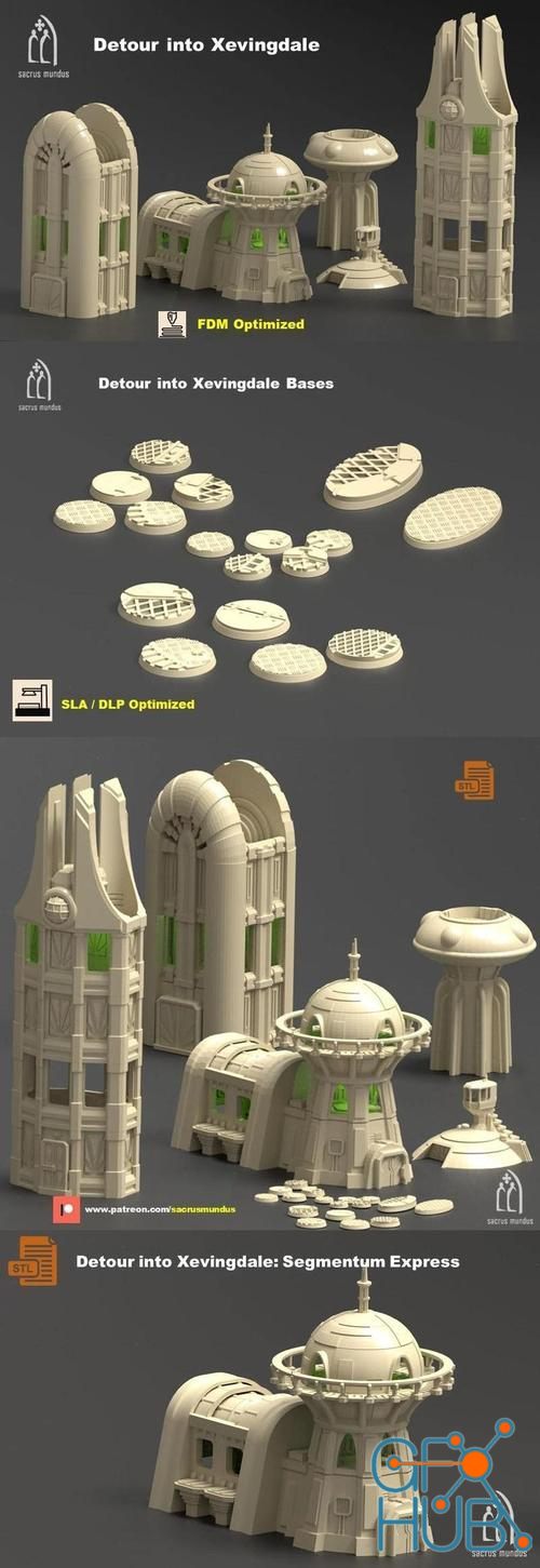 Detour into Xevingdale – 3D Print
