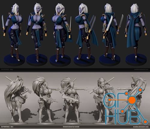 Kira and Fuary – 3D Print