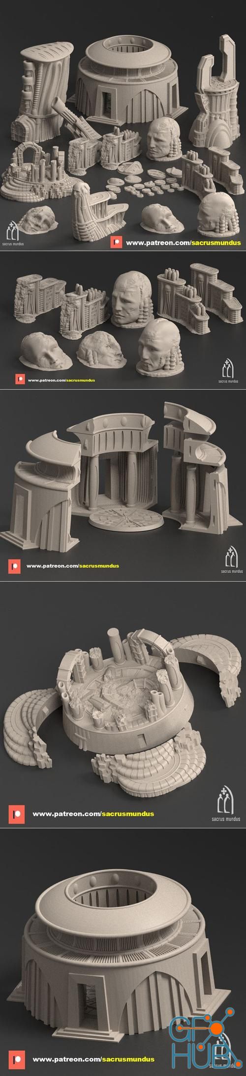Oregia, Alien Sanctum – 3D Print