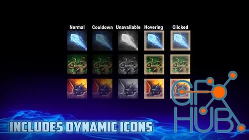 Unreal Engine – 150+ Fantasy Spell Icons Pack