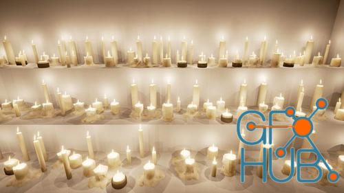 Unreal Engine – Atmospheric Candles Pack