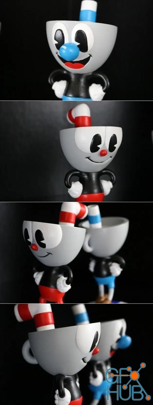 Cuphead and Mugman – 3D Print
