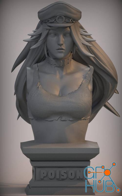 Poison bust – 3D Print
