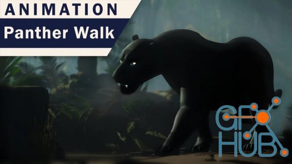 Creature Animation. Animate a realistic Panther walk. Includes polishing!