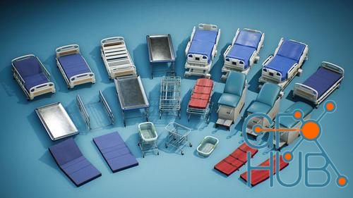 Unreal Engine – Modern Hospital Props VOL.3