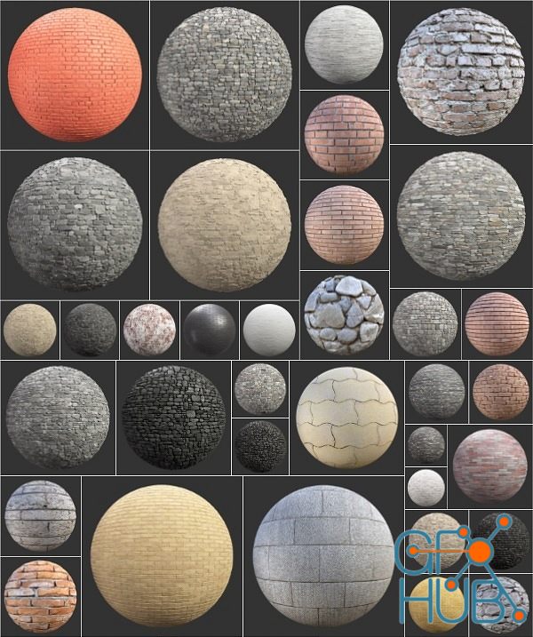 Poliigon Textures - Bricks PBR Collection