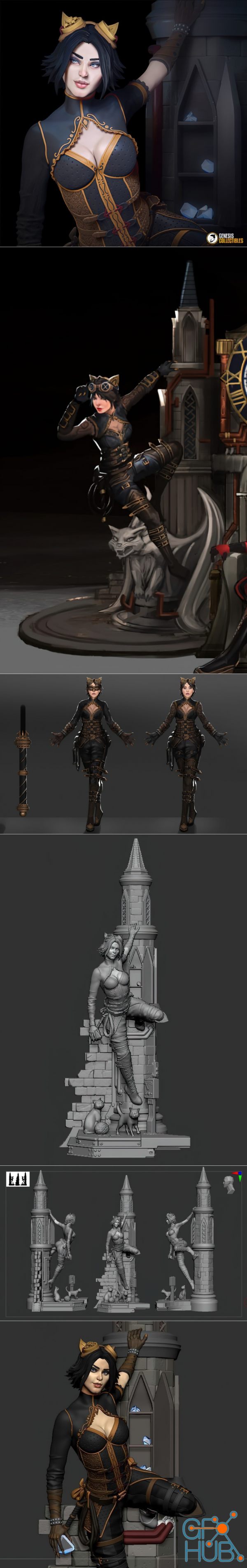 Steampunk Catwoman