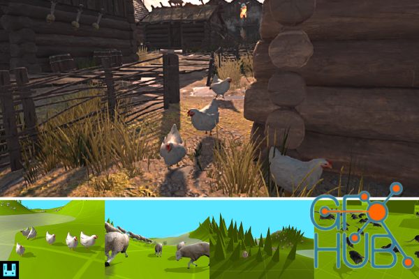 Unity Asset Store – Animal Simulation HerdSim
