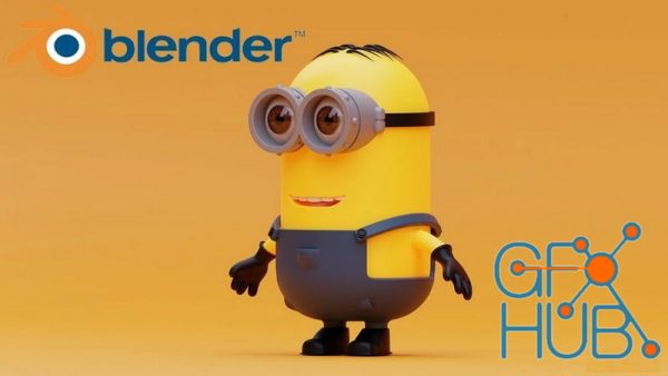 Learn how to Create A Minion From Despicable ME inside Blender