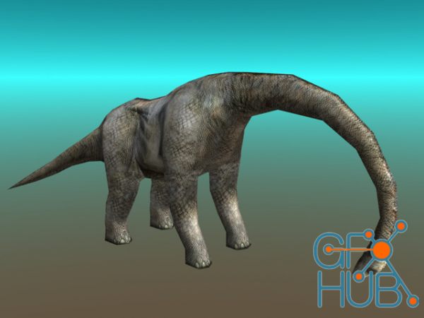 Unity Asset Store – Brontosaurus\Apatosaurus Dinosaur