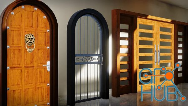 Unreal Engine Marketplace – Crazy Insane Door Pack