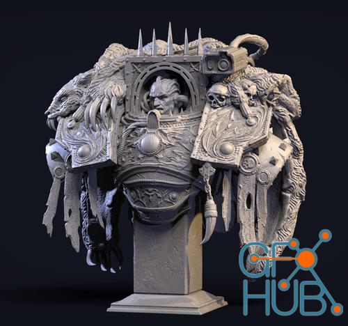 Horus Lupercal (Iscariot) Bust – 3D Print