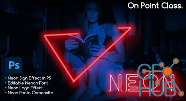 Neon Sign Effect in Photoshop for Pictures, Neon writing and neon logo | To the Point Class