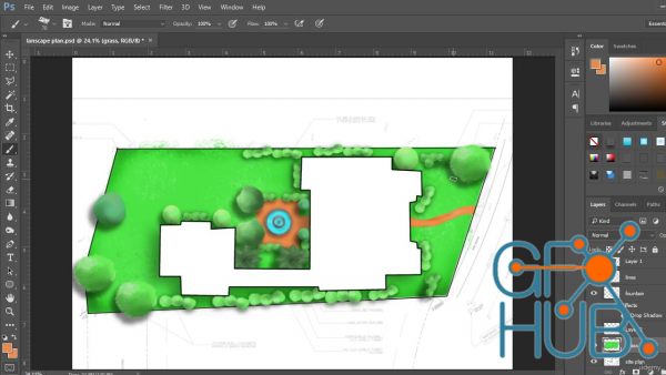 Photoshop for landscape design