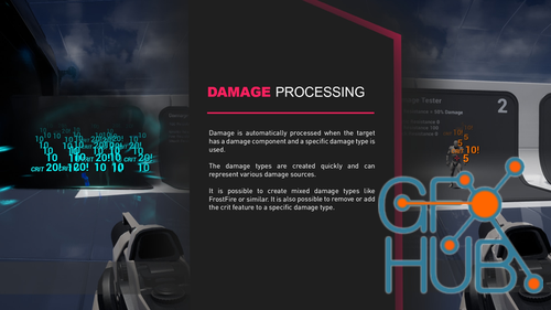 Unreal Engine – Damage, Resource and Stat System