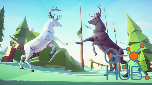 Unreal Engine – Poly Art Deer