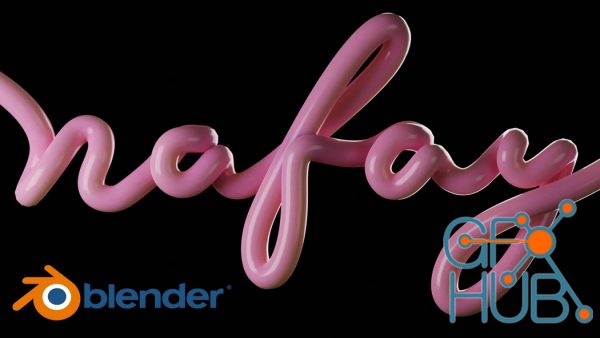 Blender 3D: Easy 3D Cursive Type