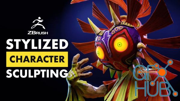 Stylized Character Sculpting in ZBrush – Majora & Skull Kid