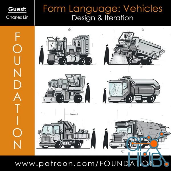 Foundation Patreon - Form Language: Vehicle Design and Iteration with Charles Lin