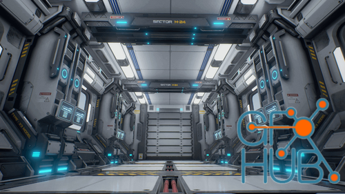 Unreal Engine – SciFi Corridor Environment