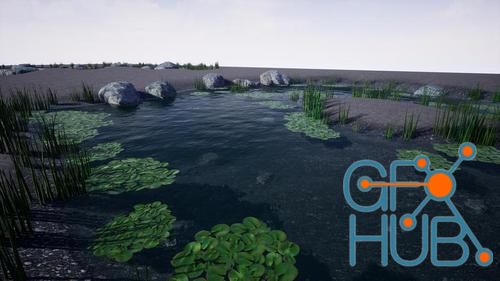 Unreal Engine – SHADERSOURCE - Procedural Water Foliage Tool