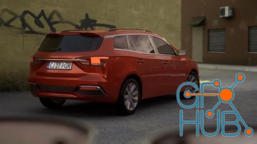 Unreal Engine – Station Wagon Car